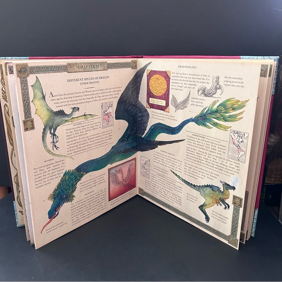 Dragonology The Complete Book of Dragons, Dragon Calling Spell Pop Up Style Book - Picture 7 of 13